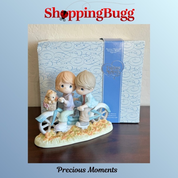 Precious Moments All For The Love Of You Built On A Bicycle For Two 920025 - Picture 1 of 16